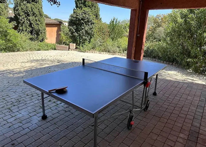 Contemporaine 8/9 Pers Avec Piscine & Clim Proche Plages - 4 Etoiles - Fr-1-768-43 * Les Issambres