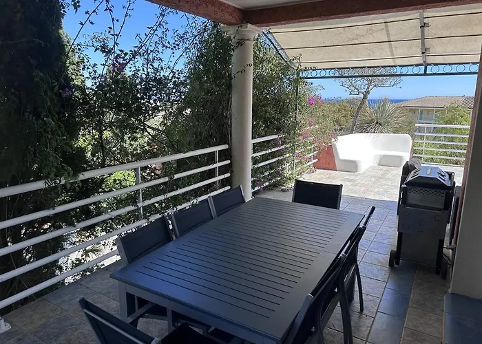 Contemporaine 8/9 Pers Avec Piscine & Clim Proche Plages - 4 Etoiles - Fr-1-768-43 * Les Issambres